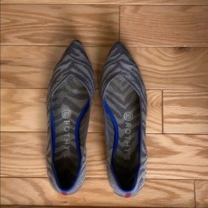 Rothy’s Zebra Print Pointed Toe